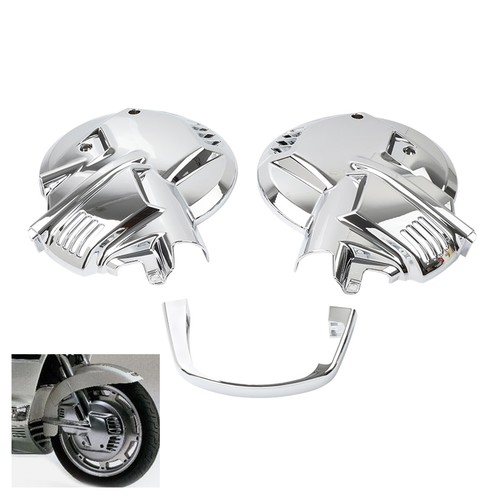 Chrome front brake rotor disc - chrome,
