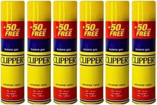 Clipper Butane Gas Refill 300ML  Universal Lighter Fuel Camping Gas Refill UK