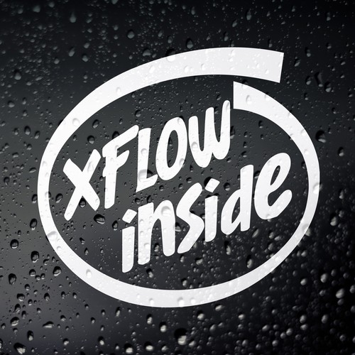 Xflow inside sticker escort - xflow, sticker,