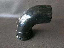 110mm Drainage soil pipe 92.5° Bend Single Socket Pushfit Black