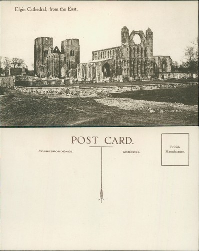 Elgin cathedral from the east - elgin,