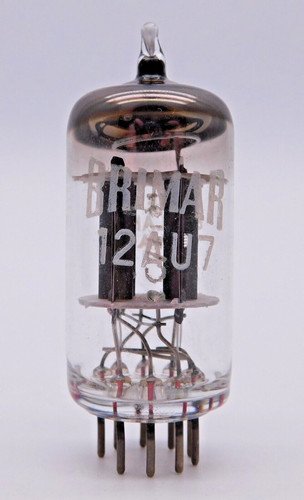 Brimar ecc82 12au7 - short, plate