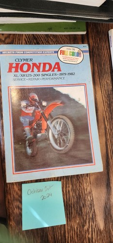 Clymer honda xr125 200 - honda, xl/xr125-200