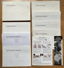 JAGUAR X-TYPE HANDBOOK OWNERS MANUAL PACK 2001-2004