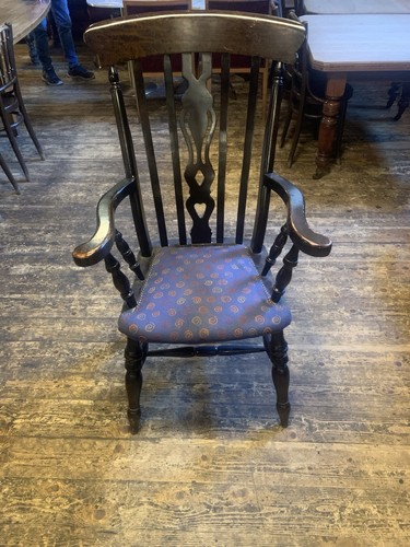 Large vintage wooden all black - large,