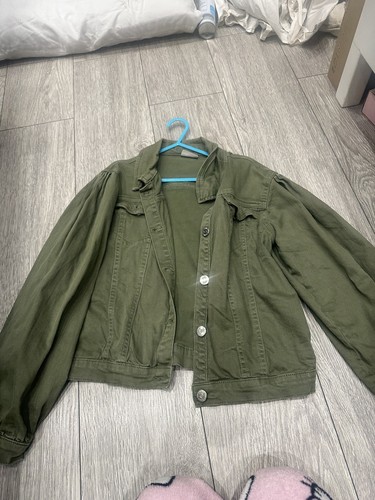 Khaki denim jacket - khaki,