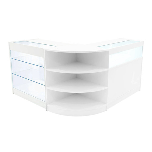 White shop counter - shop,