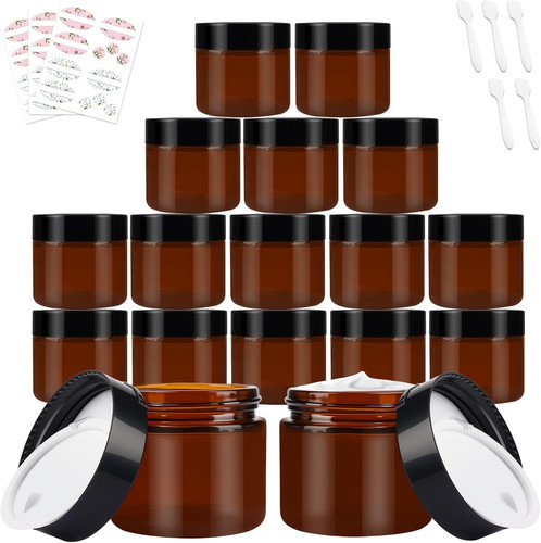 Amber glass cosmetic - amber,