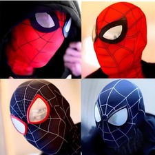 Spiderman Miles Morales Marvel Cosplay Mask Helmet Costume Prop Replica Gift Toy