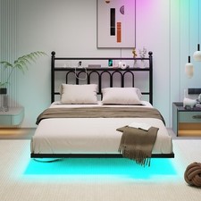 Double Size Floating Bed Frame
