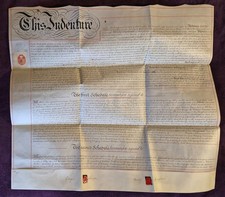 1882 Vellum Indenture G