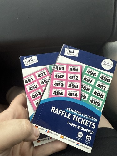 Full pack raffle tickets - of,