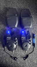 Fox SX Digital Bite Alarm. x2 Blue With Fox Bobbins
