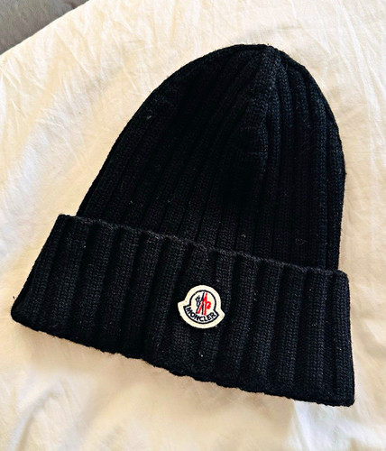 Moncler men black ribbed - men's,