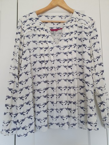 Joules white blouse - white, 14