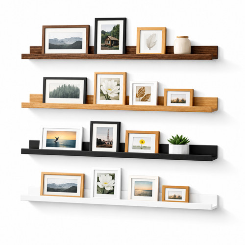 Floating picture ledge shelf - floating,