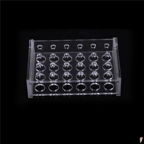 Plastic test tube rack hole - tube,