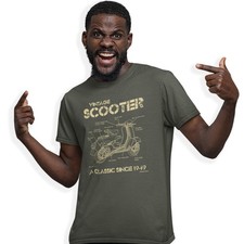 Vintage Scooter Blueprint