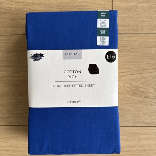 Cobalt blue king size extra - blue,