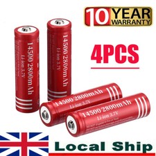 4PACK 14500 3.7V 2800mAH