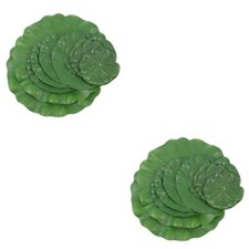 Set of 2 Simulated Lotus Leaf