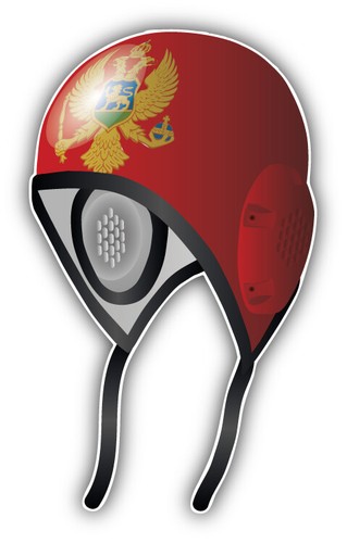 Montenegro flag water - montenegro, polo