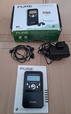 Pure Pocket DAB 1500 DAB & FM Radio Original Charger & Headphones & Box