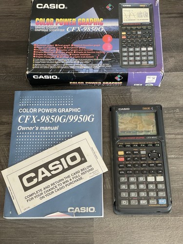 Casio cfx 9850g - casio, power