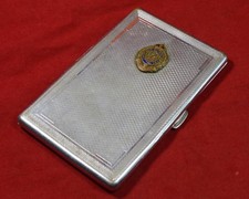 Vintage WW2 British Army Royal Engineers Metal Cigarette Case