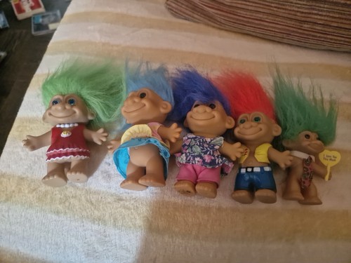 Vintage trolls - 5x,