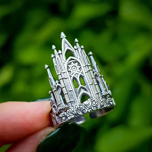 Vintage gothic castle flower - gothic,