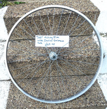 ALLOY 700c FRONT WHEEL WITH ITALIAN GRIMECA HUB RARE