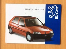 Peugeot 106 XR / XRD UK Sales
