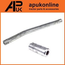 Grease Gun Tube 1/8" Cranked Rigid & Coupler BSP 15cm for Case IH JCB Tractor