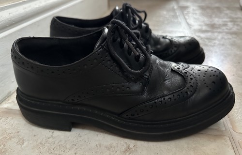 Clark black leather - black,