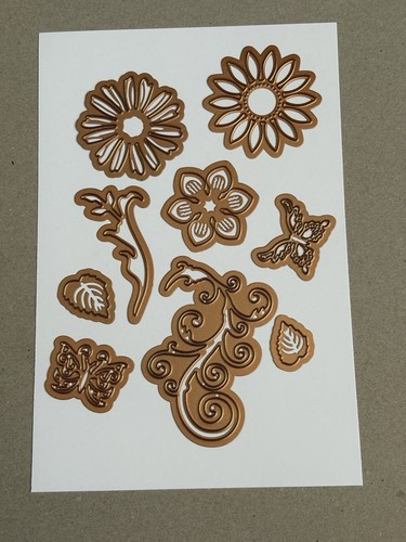 Spellbinders jewel flowers - flowers, and