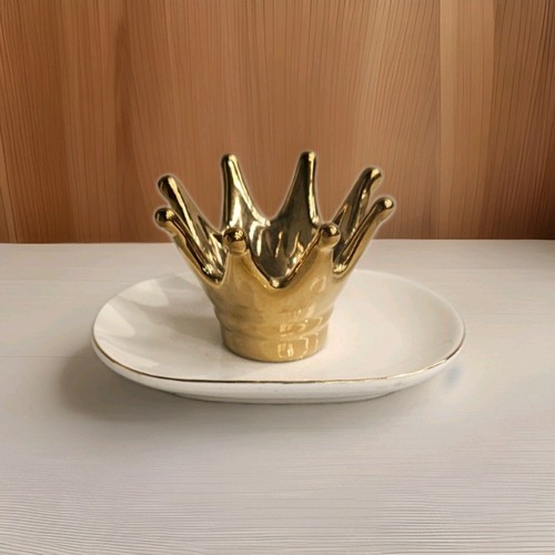 Debenhams ceramic gold crown - debenhams,