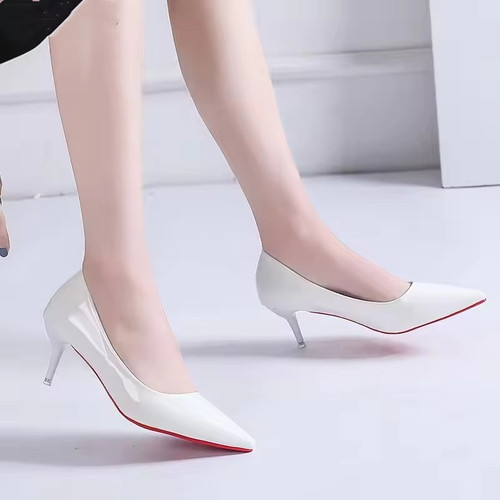 Women patent pointed - pointed, toe