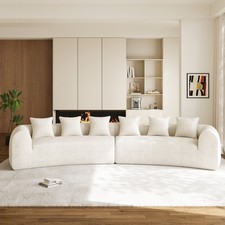 157" 6-Seater Oversized Curved