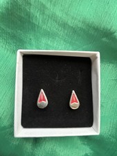 Ortak Silver And Red Enamel