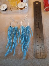 Fringe Earrings Handmade