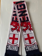 ENGLAND FOOTBALL SCARF NEW