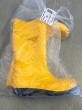 DUNLOP PUROFORT STEEL TOE CAP WELLINGTON BOOTS - SIZE 8