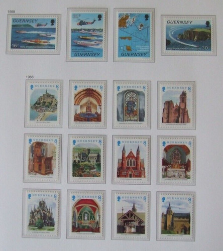 Guernsey 1983 stamps - guernsey, mini
