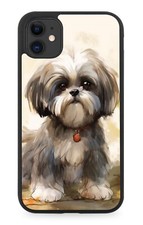 Shih Tzu Painting Print Rubber