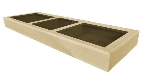 Bespoke sunken deckstand - sunken, dj