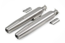 Slip exhaust - slip-on, (silver)