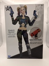 Icon Heroes Injustice 2 Harley Quinn (Green Jacket) Collectible Deluxe Statue DC