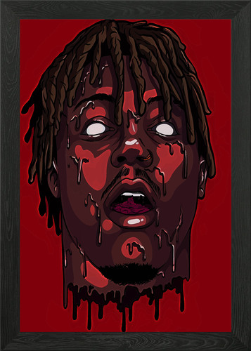 Juice wrld drip - juice, framed