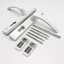 WHITE uPVC Door Handle 70mm